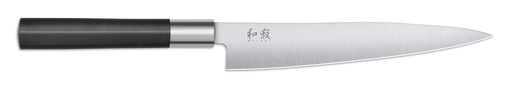 [6761F] CUCHILLO KAI WASABI BLACK FILETEADOR FLEXIBLE 18CM